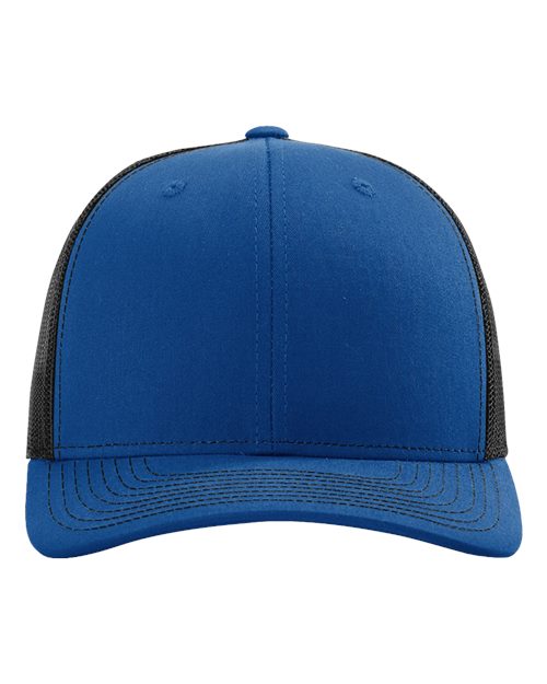 Richardson Snapback Trucker Cap - Royal/ Black Front