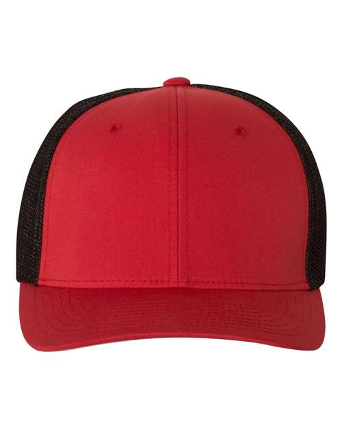 Flexfit Trucker Cap - Red/ Black Front