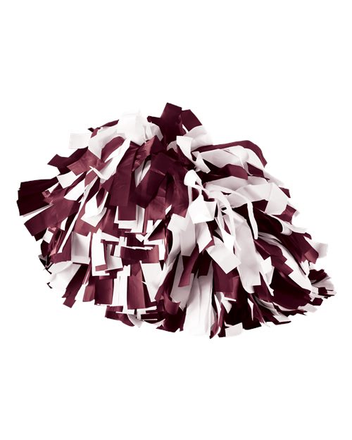Augusta Sportswear Spirit Cheer Pom - Maroon/ White Front