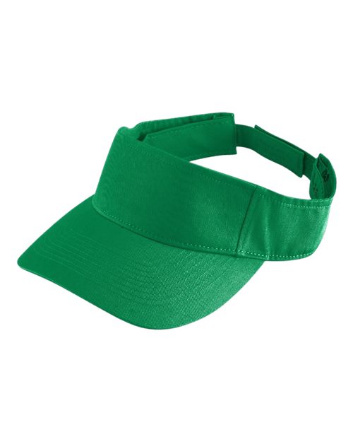 Augusta Sportswear Sport Twill Visor - Kelly Front