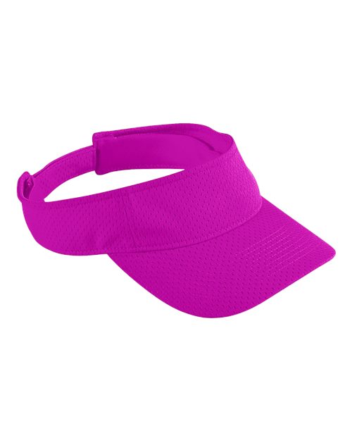 Augusta Sportswear Athletic Mesh Visor - Power Pink Front