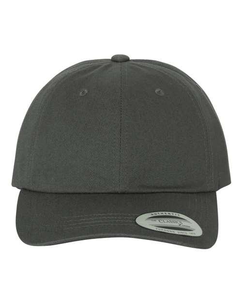 YP Classics Classic Dad Hat - Dark Grey Front
