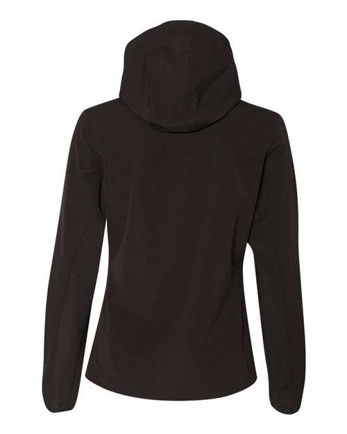 DRI DUCK Women's Ascent Soft Shell Hooded Jacket - Back