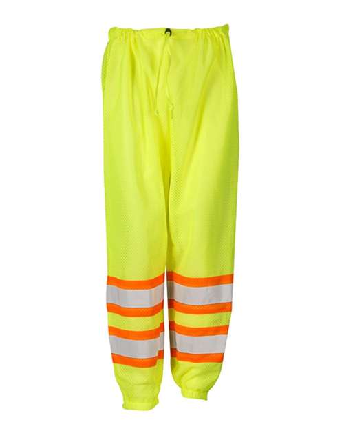 Kishigo Unisex Mesh Pants - Lime Front
