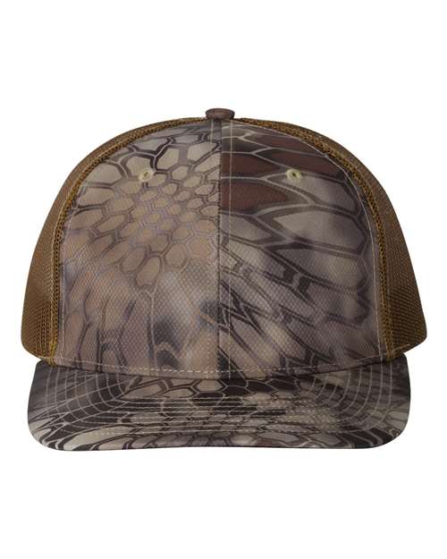 Richardson Printed Trucker Cap - Kryptek Highlander - Buck Front