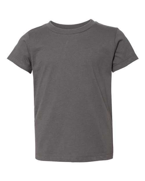 BELLA + CANVAS Toddler Jersey Tee - Asphalt Front