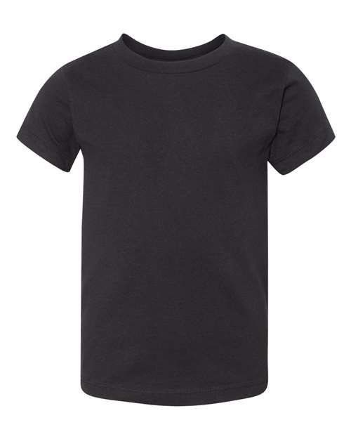 BELLA + CANVAS Toddler Jersey Tee - Black Front