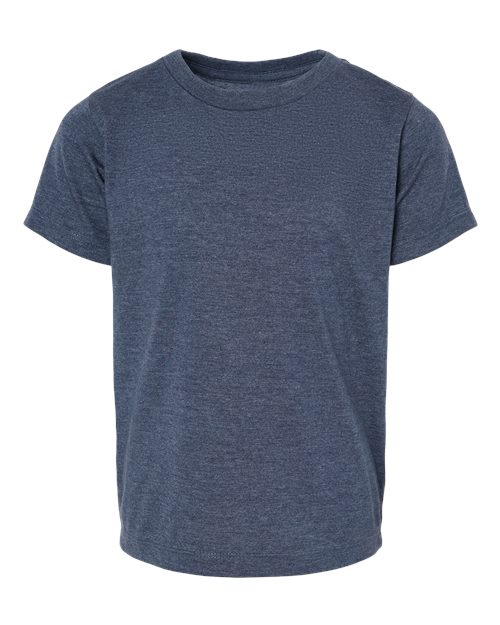 BELLA + CANVAS Toddler Jersey Tee - Heather Navy Front