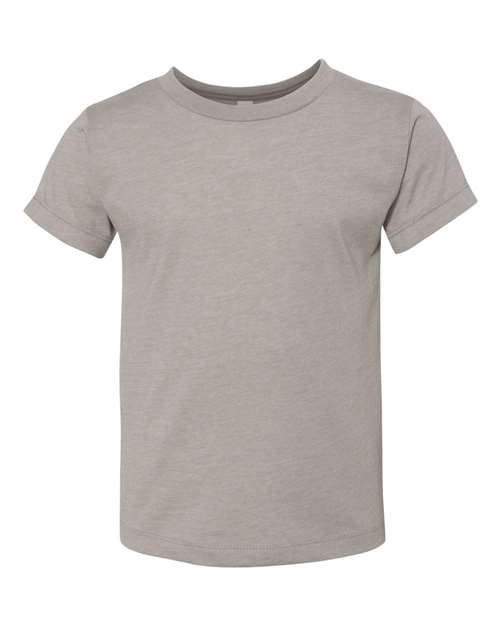 BELLA + CANVAS Toddler Jersey Tee - Heather Stone Front