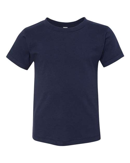 BELLA + CANVAS Toddler Jersey Tee - Navy Front
