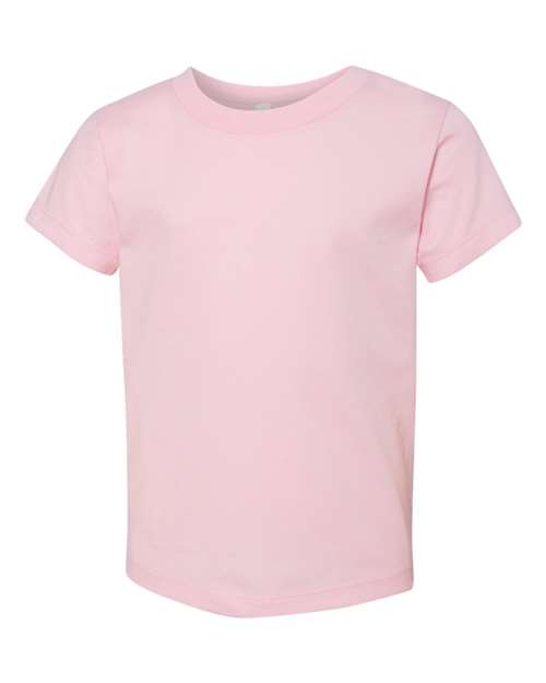 BELLA + CANVAS Toddler Jersey Tee - Pink Front
