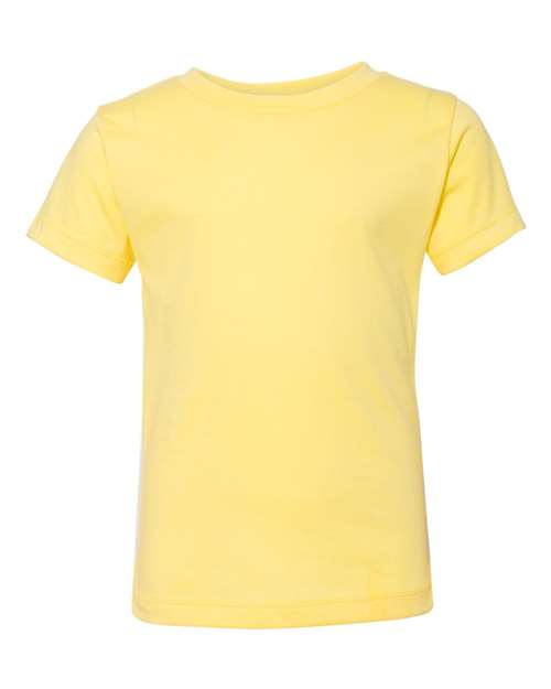 BELLA + CANVAS Toddler Jersey Tee - Yellow Front