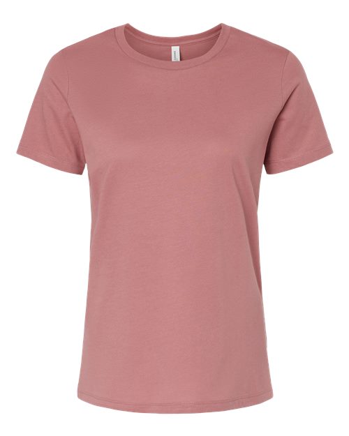 BELLA + CANVAS Women’s Relaxed Jersey Tee - Mauve Front