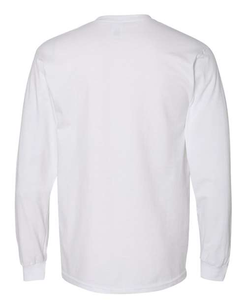 Unisex Hammer™ Long Sleeve T-Shirt - White Back