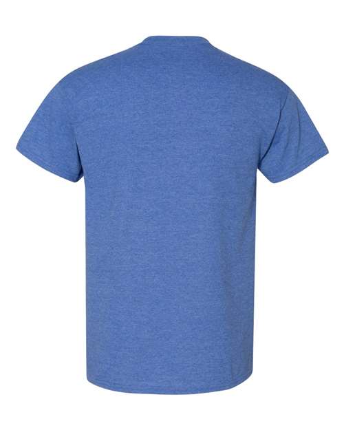 Unisex DryBlend® T-Shirt - Heather Deep Royal Back