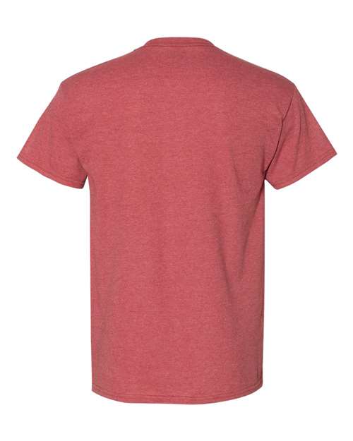 Unisex DryBlend® T-Shirt - Heather Scarlet Red Back