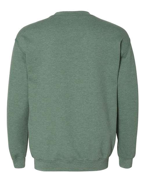Unisex Heavy Blend™ Crewneck Sweatshirt - Heather Dark Green Back