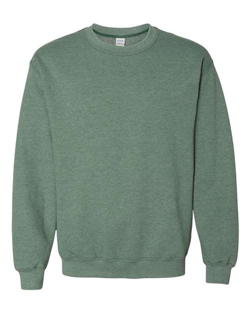 Unisex Heavy Blend™ Crewneck Sweatshirt - Heather Dark Green Front