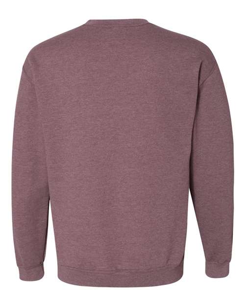 Unisex Heavy Blend™ Crewneck Sweatshirt - Heather Dark Maroon Back