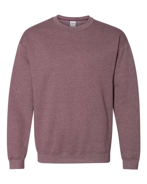 Unisex Heavy Blend™ Crewneck Sweatshirt - Heather Dark Maroon Front