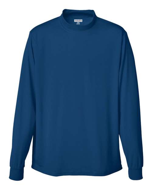 Augusta Sportswear Unisex Wicking Mock Turtleneck - Navy Front
