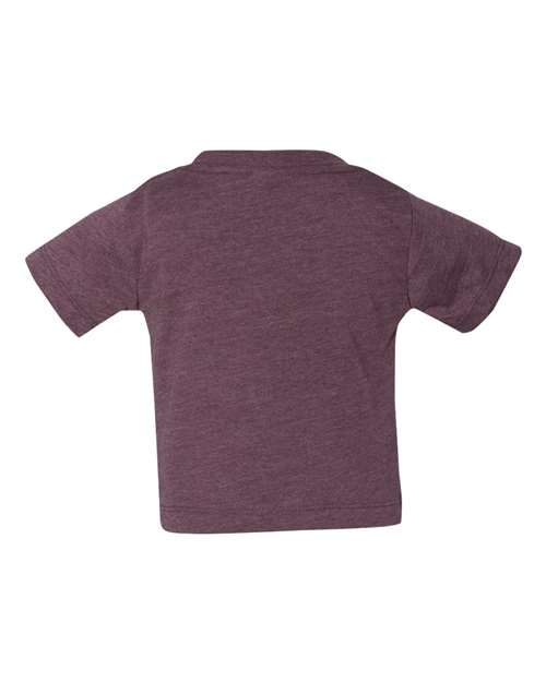 Infant Jersey Tee - Heather Maroon Back