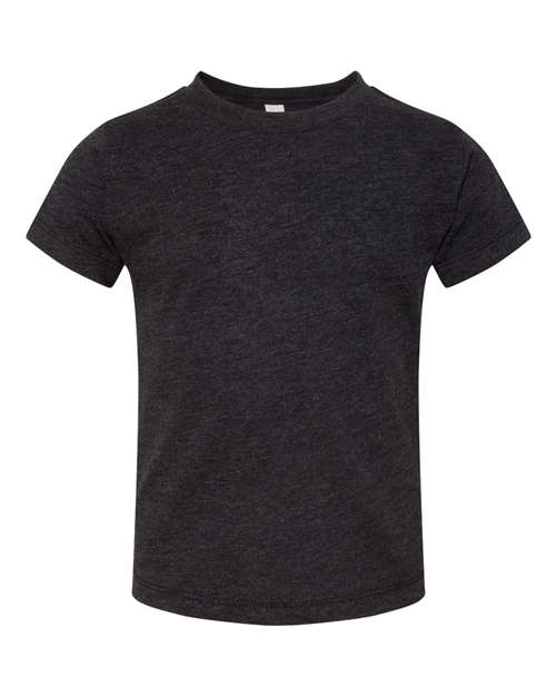 BELLA + CANVAS Toddler Triblend Tee - Charcoal Black Triblend Front