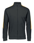 Augusta Sportswear Men's Medalist Jacket 2.0 - Black/ Gold Front