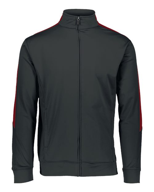 Augusta Sportswear Men's Medalist Jacket 2.0 - Black/ Red Front