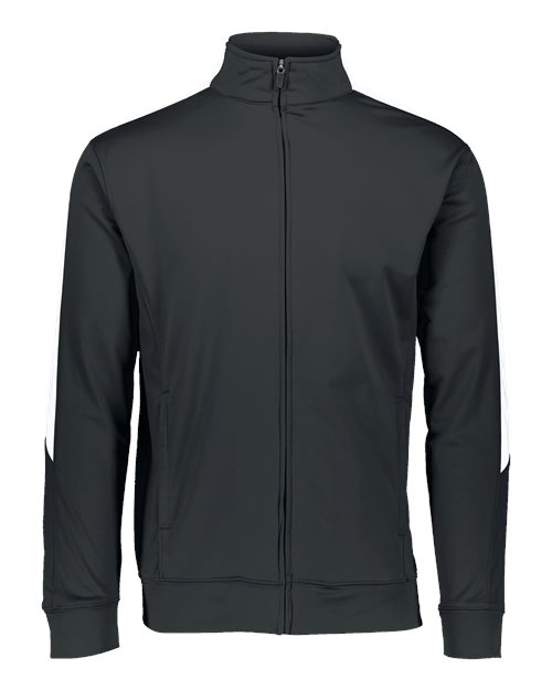Augusta Sportswear Men's Medalist Jacket 2.0 - Black/ White Front