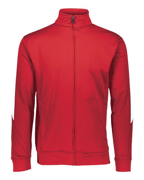 Augusta Sportswear Men's Medalist Jacket 2.0 - Red/ White Front