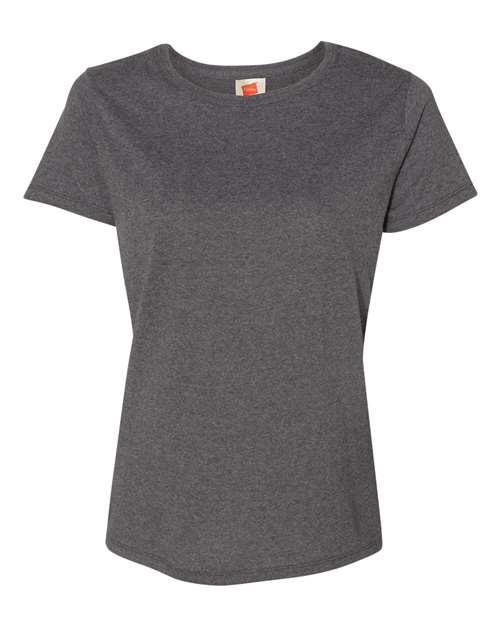 Hanes Women's Essential-T T-Shirt - Charcoal Heather Front