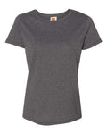 Hanes Women's Essential-T T-Shirt - Charcoal Heather Front