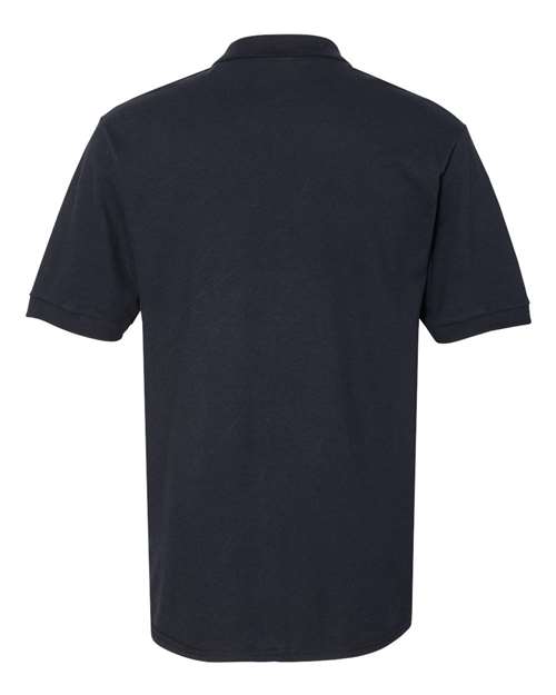 JERZEES Men's 100% Ring-Spun Cotton Piqué Polo - Back