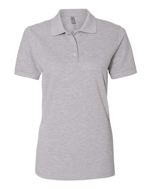 JERZEES Women's 100% Ring-Spun Cotton Piqué Polo - Athletic Heather Front