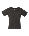 Infant Triblend Tee - Charcoal Black Triblend Front