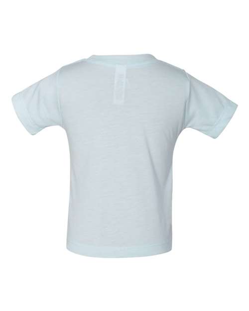 Infant Triblend Tee - Ice Blue Triblend Back