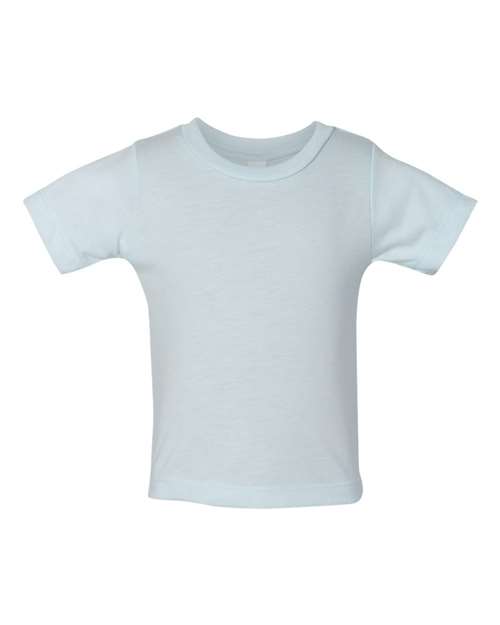 Infant Triblend Tee - Ice Blue Triblend Front