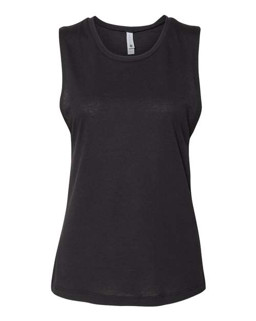Women’s Festival Muscle Tank - Black Front