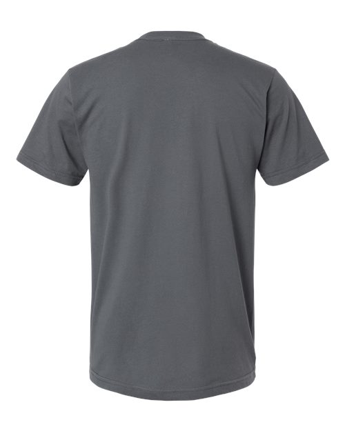Unisex Fine Jersey Tee - Asphalt Back
