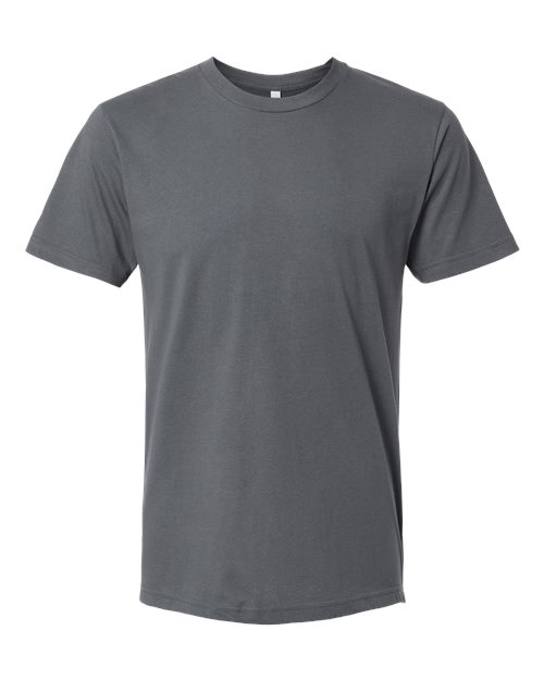 Unisex Fine Jersey Tee - Asphalt Front