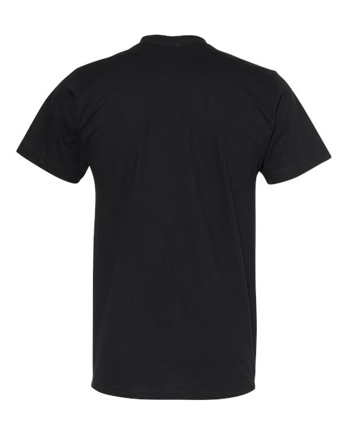 Unisex Fine Jersey Tee - Black Back