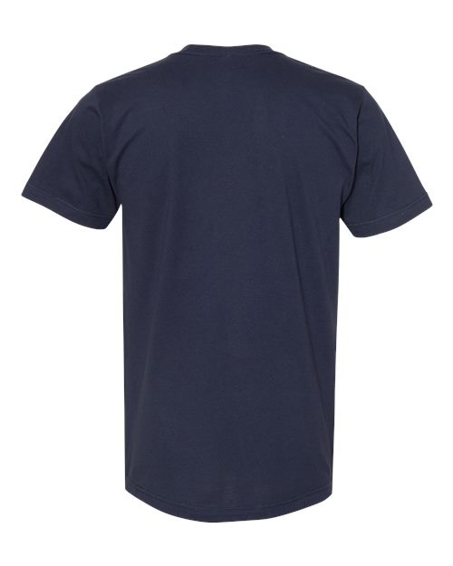 Unisex Fine Jersey Tee - Navy Back