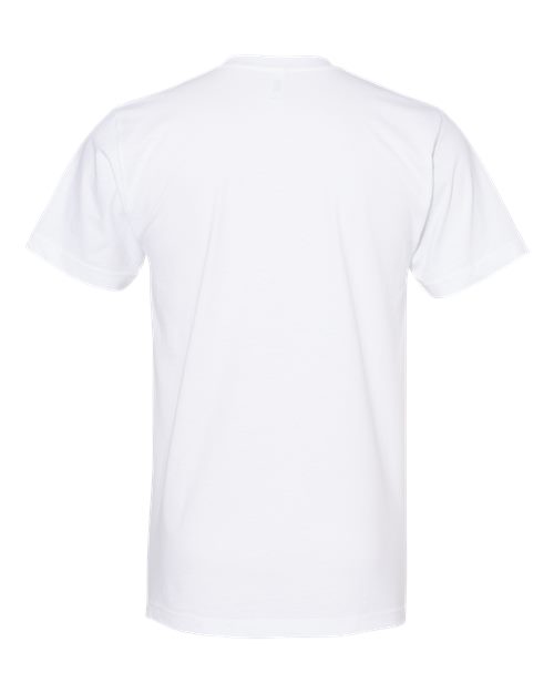 Unisex Fine Jersey Tee - White Back