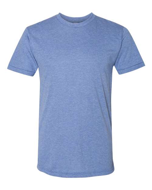 Unisex Triblend Track Tee - Athletic Blue Front