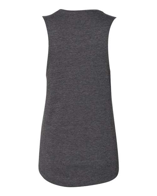 Women’s Festival Muscle Tank - Charcoal Back