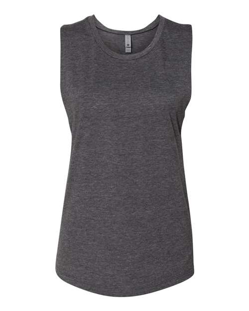Women’s Festival Muscle Tank - Charcoal Front