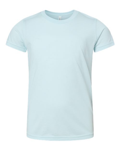 BELLA + CANVAS Youth Triblend Tee - Ice Blue Triblend Front
