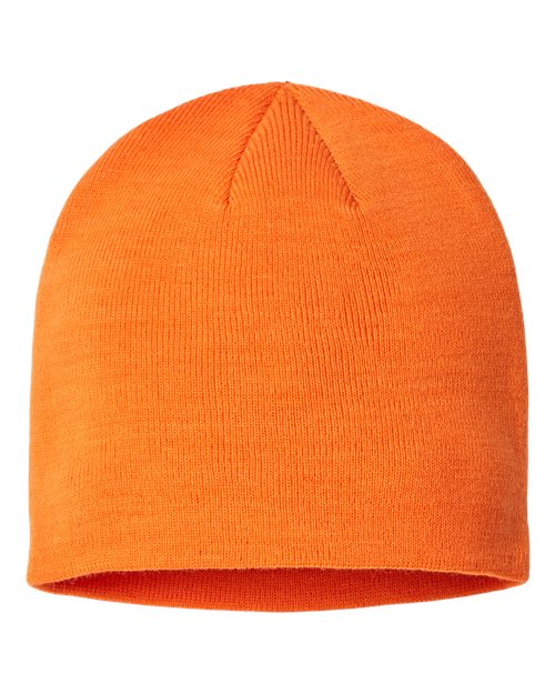 Atlantis Headwear Sustainable Beanie - Orange Front