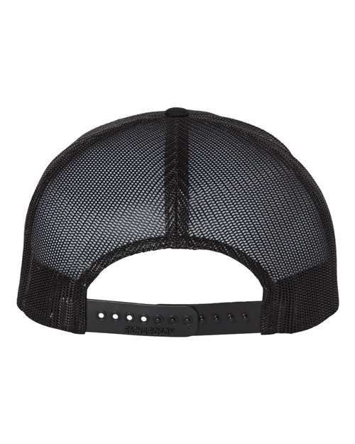 Richardson Wool Blend Flat Bill Trucker Cap - Back